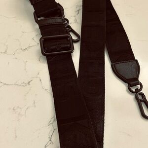 Karl Lagerfeld Black Belt Bag Strap
